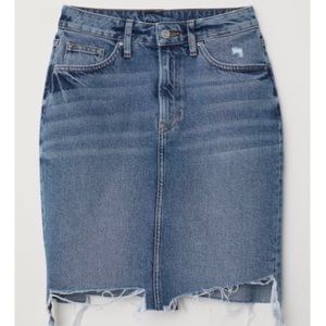 Denim skirt size 6